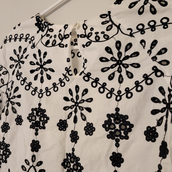 Zara Eyelet Crop Top - Picture 9 of 13